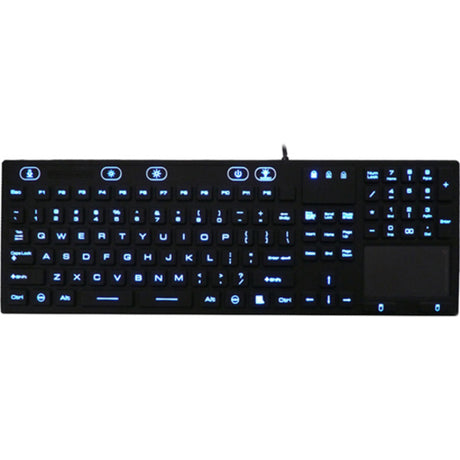 DSI WATERPROOF IP68 FULL SIZE KEYBOARD WITH TOUCHPAD, LED BACKLIT