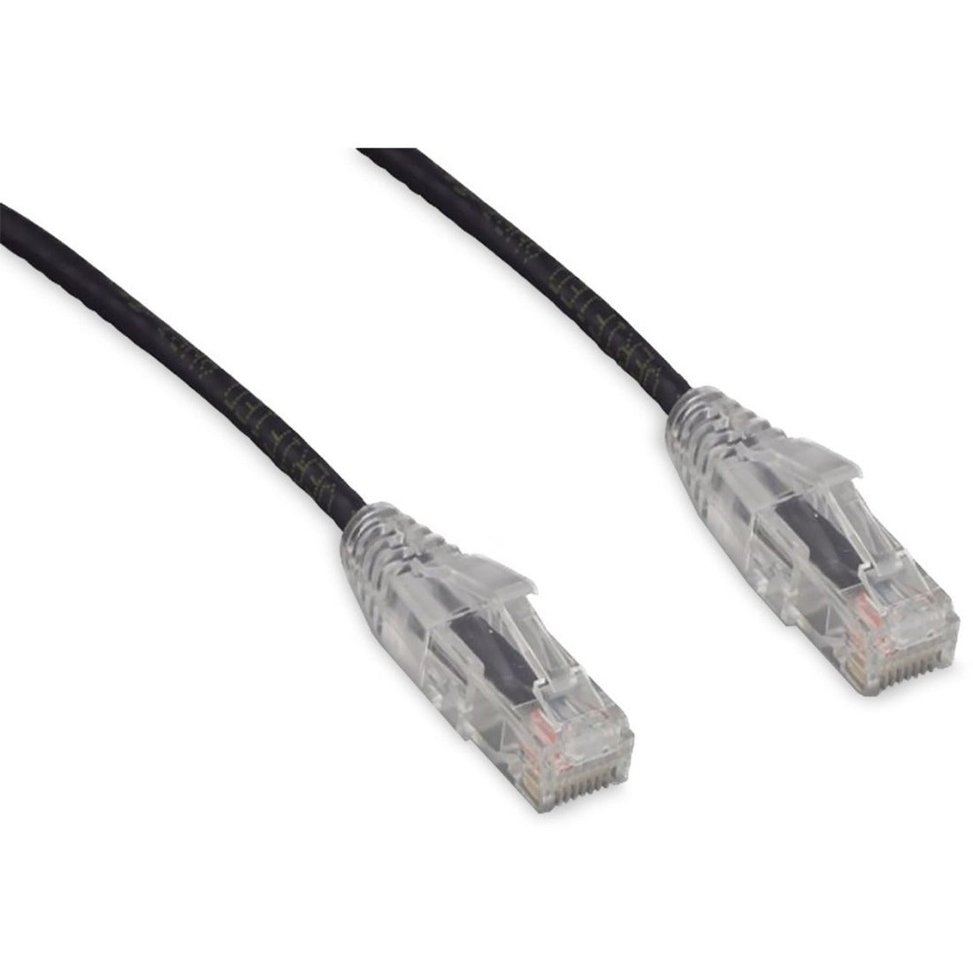 50FT CAT6 BLACK SLIM 28AWG