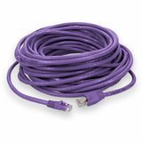 AddOn 50ft RJ-45 (Male) to RJ-45 (Male) Purple Microboot, Snagless Cat6 Crossover UTP PVC Copper Patch Cable