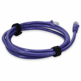 AddOn 5ft RJ-45 (Male) to RJ-45 (Male) Purple Microboot, Snagless Cat6 Crossover UTP PVC Copper Patch Cable
