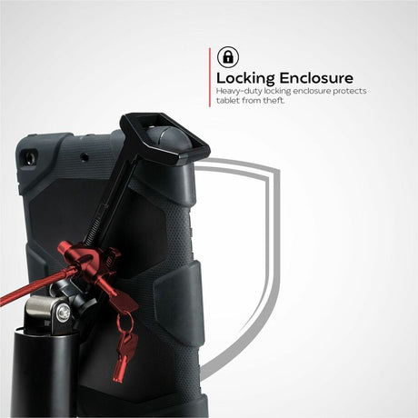 CTA Digital Universal Security Grip Kiosk Stand for Tablets