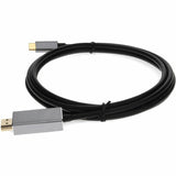 AddOn USB-C Male to HDMI (4K) Male Adapter with Aluminum Housing