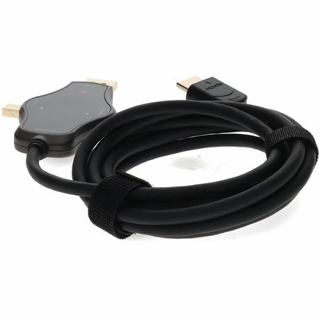 6ft (2m) Adapter Cable HDMI (4K) Male to 1X DisplayPort 1X MiniDisplayPort 1X USB-C 3.1 Male Black