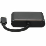 AddOn 8in USB-C Male to HDMI (4K), VGA Female Hub with Aluminum Housing