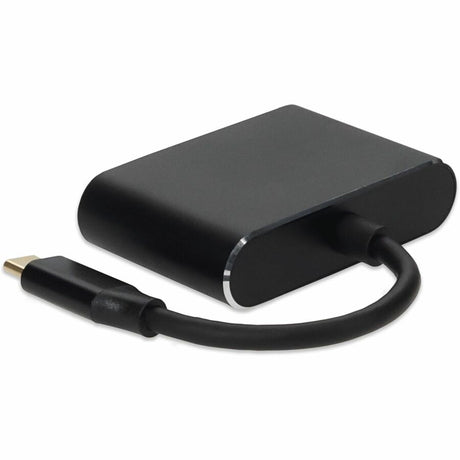 AddOn 8in USB-C Male to HDMI (4K), VGA Female Hub with Aluminum Housing