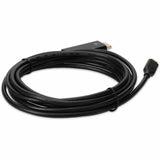 AddOn 6ft USB-C Male to HDMI (4K) Male Black Cable
