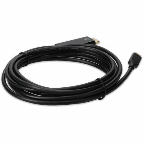 AddOn 6ft USB-C Male to HDMI (4K) Male Black Cable