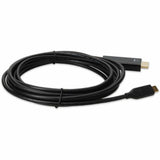 AddOn 6ft USB-C Male to HDMI (4K) Male Black Cable