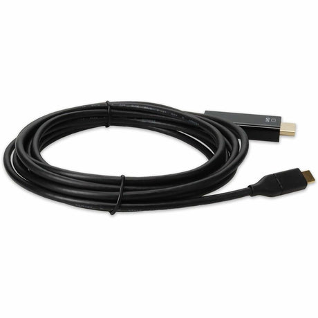 AddOn 6ft USB-C Male to HDMI (4K) Male Black Cable