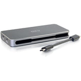 C2G Dual Monitor Docking Station - USB C to 4K HDMI, DIsplayPort & VGA