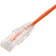 AddOn 7ft Orange CAT 6 Slim PVC Ethernet Cable Snagless Clear-Claw RJ-45 M/M
