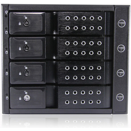 iStarUSA BPN-DE340P Drive Enclosure for 5.25" 12Gb/s SAS, SATA/600 Internal - Black