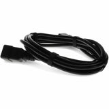 AddOn 4ft C19 Female to C20 Male 12AWG 100-250V at 10A Black Power Cable