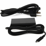 Addon Dell&reg; 492-BBUU Compatible 45W 19.5V at 2.25A Black USB-C Laptop Power Adapter and Cable