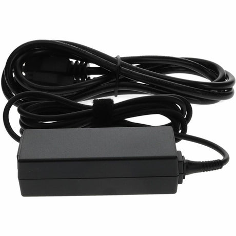 Addon HP&reg; 1MZ01AA#ABA Compatible USB 3.1 (C) Male to NEMA 5-15P Male 45W 15V at 3A Black USB-C Laptop Power Adapter and Cable