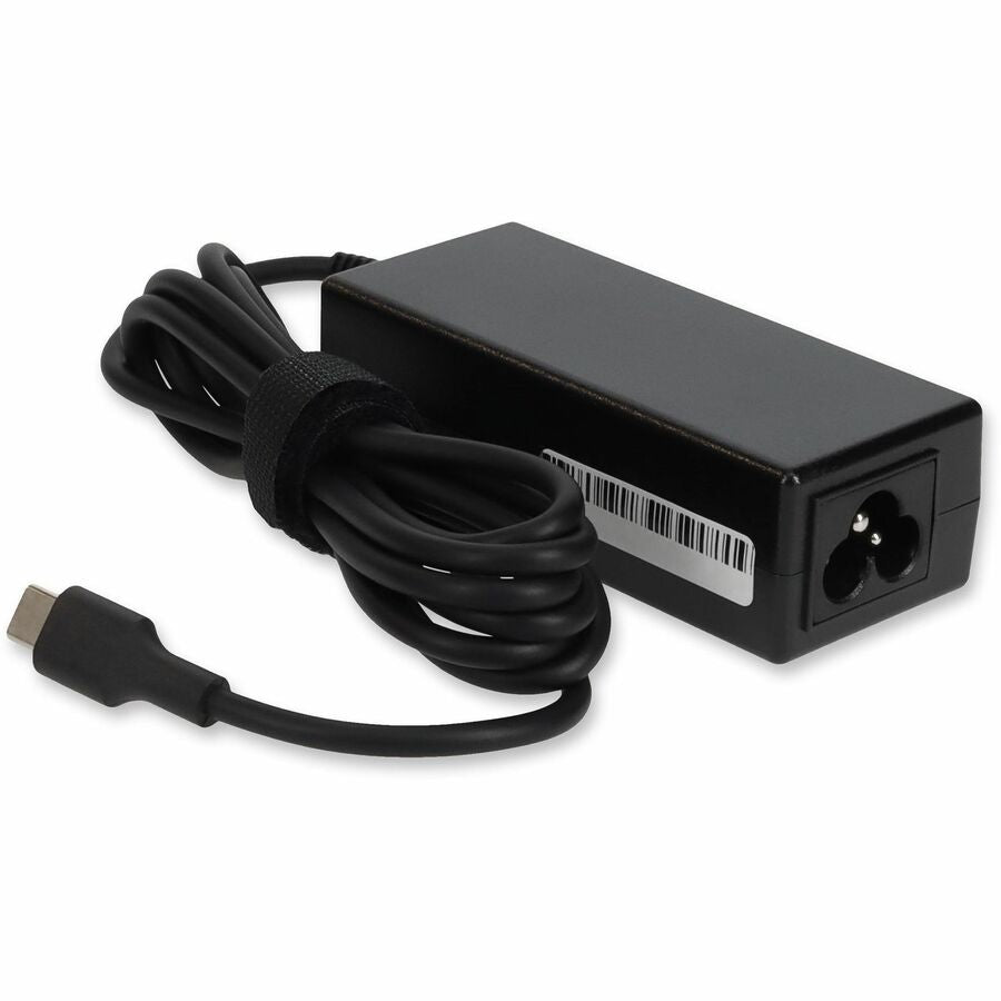 Addon ASUS&reg; 90XB03UN-MPW020 Compatible 45W 19.5V at 2.25A Black USB-C Laptop Power Adapter and Cable
