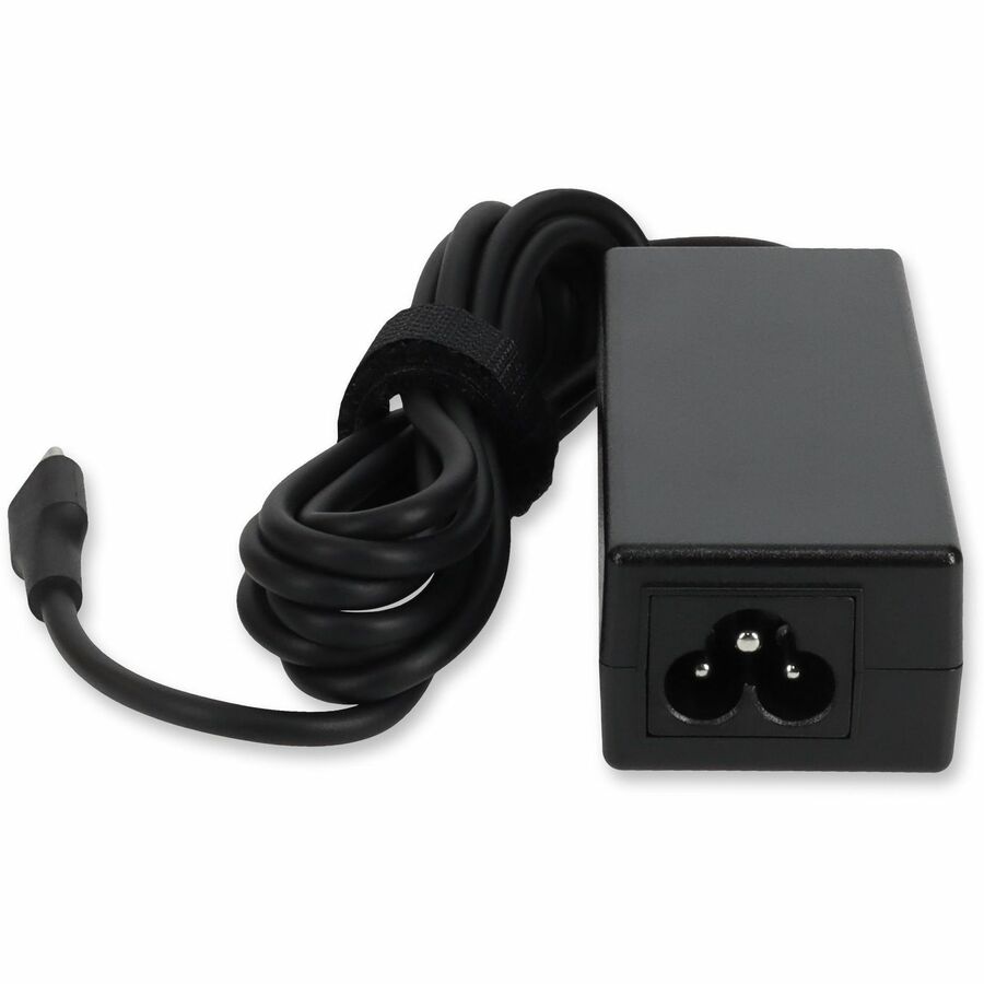 Addon ASUS&reg; 90XB03UN-MPW020 Compatible 45W 19.5V at 2.25A Black USB-C Laptop Power Adapter and Cable