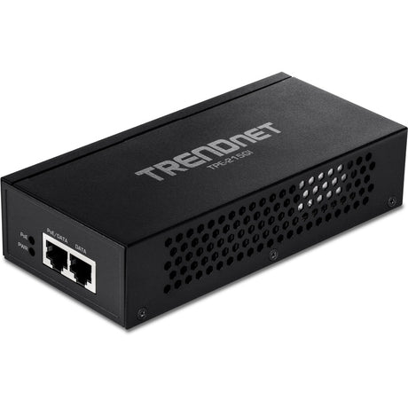 TRENDnet 2.5G PoE+ Injector, TPE-215GI, PoE (15.4W) or PoE+ (30W), Converts a non-PoE Port to a PoE+ 2.5G Port, 2.5GBASE-T Compliant, Integrated Power Supply, Network a PoE device up to 100m (328 ft.)