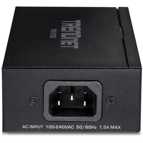 TRENDnet 2.5G PoE+ Injector, TPE-215GI, PoE (15.4W) or PoE+ (30W), Converts a non-PoE Port to a PoE+ 2.5G Port, 2.5GBASE-T Compliant, Integrated Power Supply, Network a PoE device up to 100m (328 ft.)
