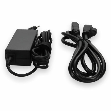 Addon Samsung&reg; PA-1250-98 Compatible 40W 12V at 1.75A Black 2.5 mm x 0.7 mm Laptop Power Adapter and Cable