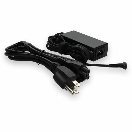 Addon Samsung&reg; PA-1250-98 Compatible 40W 12V at 1.75A Black 2.5 mm x 0.7 mm Laptop Power Adapter and Cable