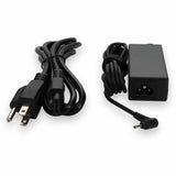 Addon Samsung&reg; PA-1250-98 Compatible 40W 12V at 1.75A Black 2.5 mm x 0.7 mm Laptop Power Adapter and Cable