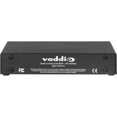 Vaddio RoboSHOT 30E QDVI Video Conferencing System - PTZ Camera - Black