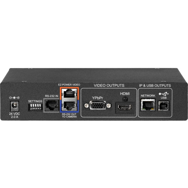 Vaddio RoboSHOT Elite Series 30E QUSB Video Conferencing System - Includes PTZ Camera and USB Interface - Black