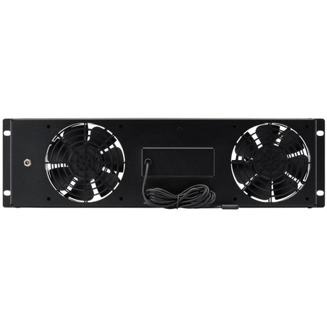 Eaton Tripp Lite Series 3U Digital Temperature Sensor with 2 12VDC Extra-Quiet Fans, Blanking Panel, LCD