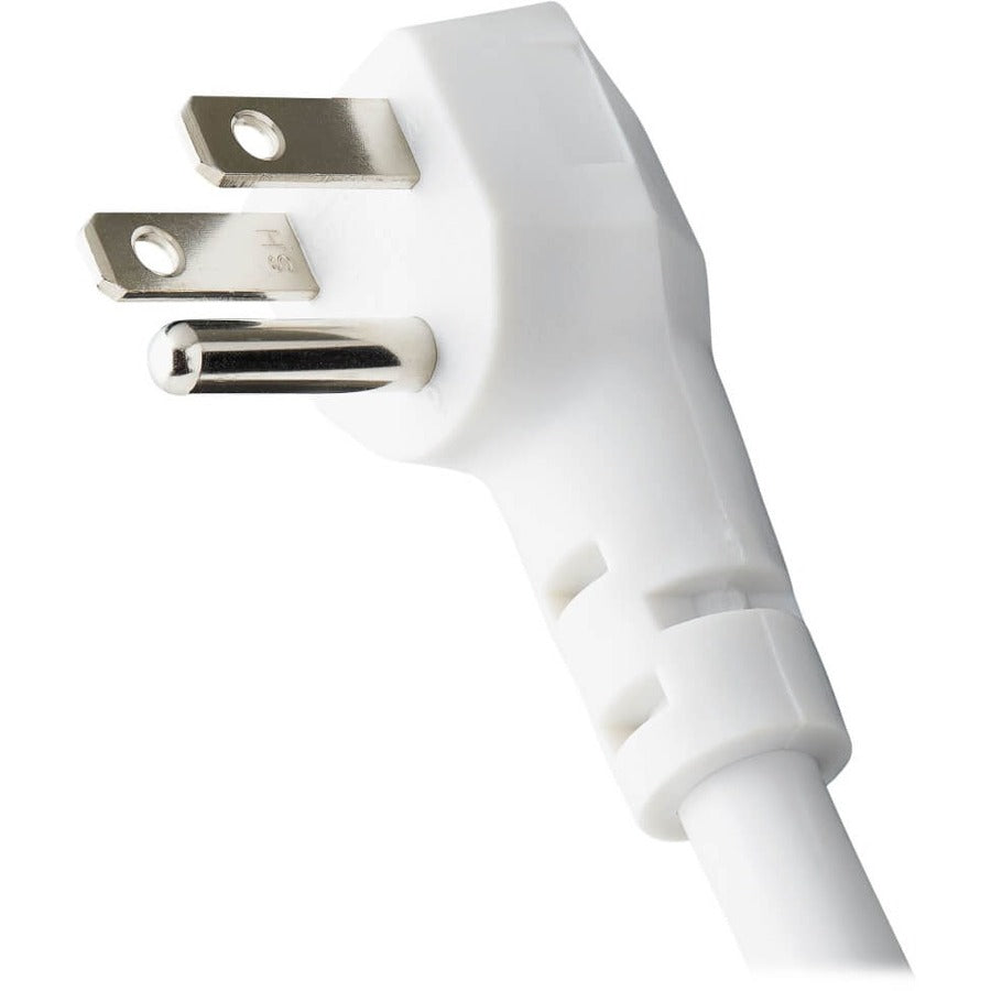 Eaton Tripp Lite Series 6-Outlet Surge Protector with 4 USB Ports (4.2A Shared) - 15 ft. (4.57 m) Cord, 5-15P Plug, 900 Joules, White