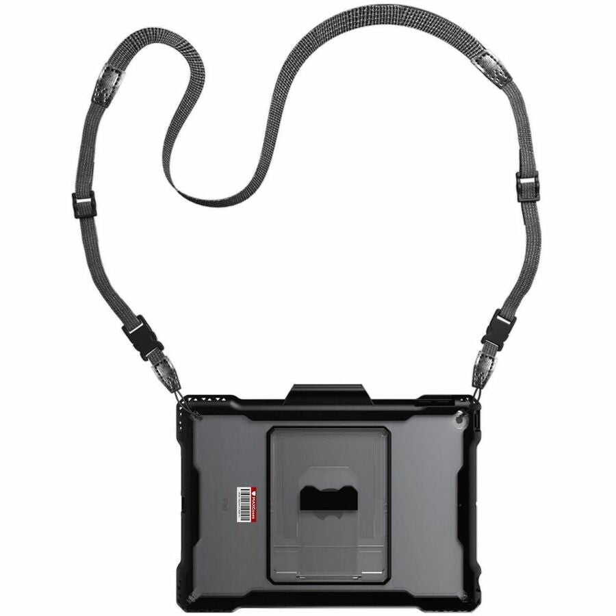 Clip-On Shoulder Strap for Shield Extreme-X and -X2 & any tablet case with corner through-holes (Black)
