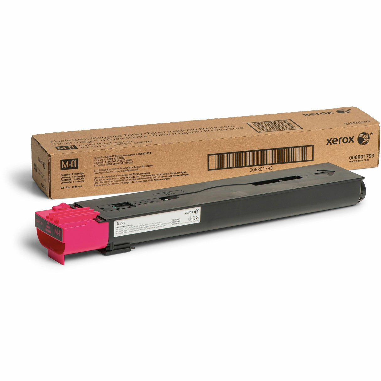 Xerox Genuine Xerox&reg; PrimeLink&reg; C9065/C9070 Color Printer Fluorescent Magenta Toner Cartridge
