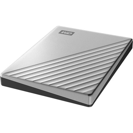 WD My Passport Ultra WDBPMV0050BSL 5 TB Portable Hard Drive - External - Silver