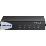 Vaddio AV Bridge 2x1 Video and Audio Mixer for Video Conferencing - Black