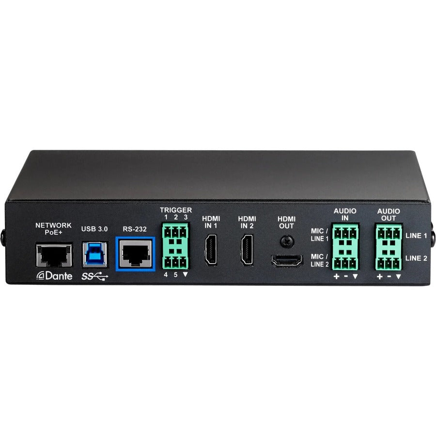 Vaddio AV Bridge 2x1 Video and Audio Mixer for Video Conferencing - Black