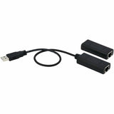 Eaton Tripp Lite Series 1-Port USB over Cat5/Cat6 Extender Kit with Power over Cable - USB 2.0, Up to 164.04 ft. (50M), Black, TAA