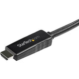 StarTech.com 2m (6ft) HDMI to DisplayPort Cable 4K 30Hz - Active HDMI 1.4 to DP 1.2 Adapter Cable with Audio - USB Powered Video Converter