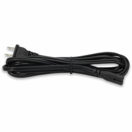AddOn 10ft NEMA 1-15P Male to C7 Female 18AWG 100-250V at 10A Black Power Cable