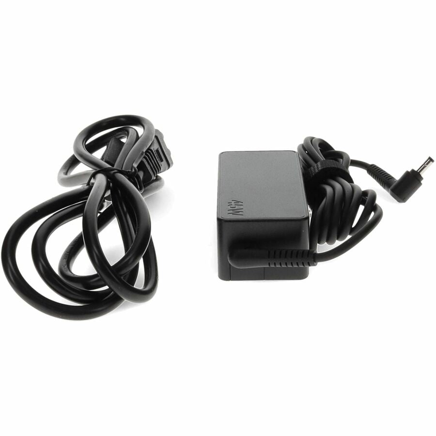 AddOn Lenovo&reg; GX20L23044 Compatible 45W 20V at 2.25A Black 4.0 mm x 1.7 mm Laptop Power Adapter and Cable