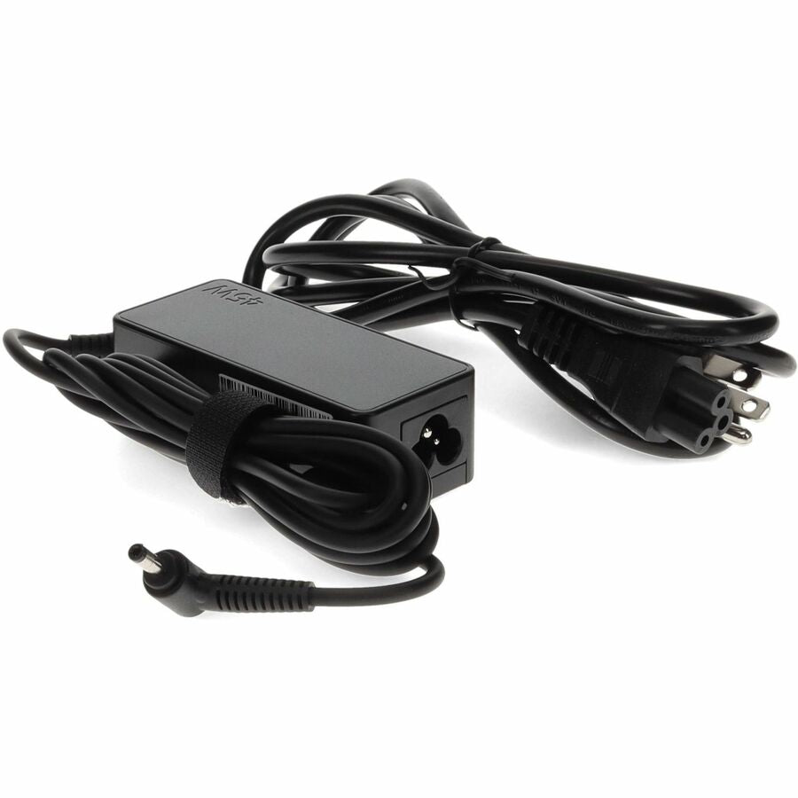 AddOn Lenovo&reg; GX20L23044 Compatible 45W 20V at 2.25A Black 4.0 mm x 1.7 mm Laptop Power Adapter and Cable