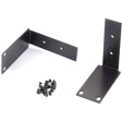 Black Box Rack Mount for KVM Switch - Black - TAA Compliant