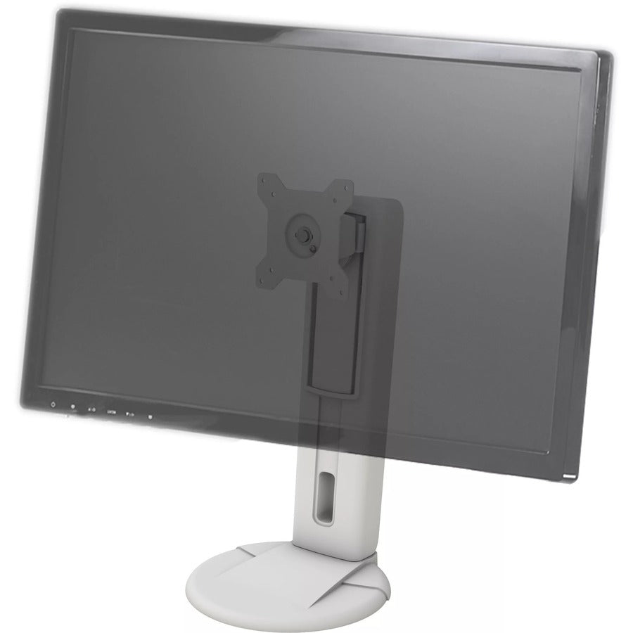 WHITE SINGLE STAND VESA SUPPORT