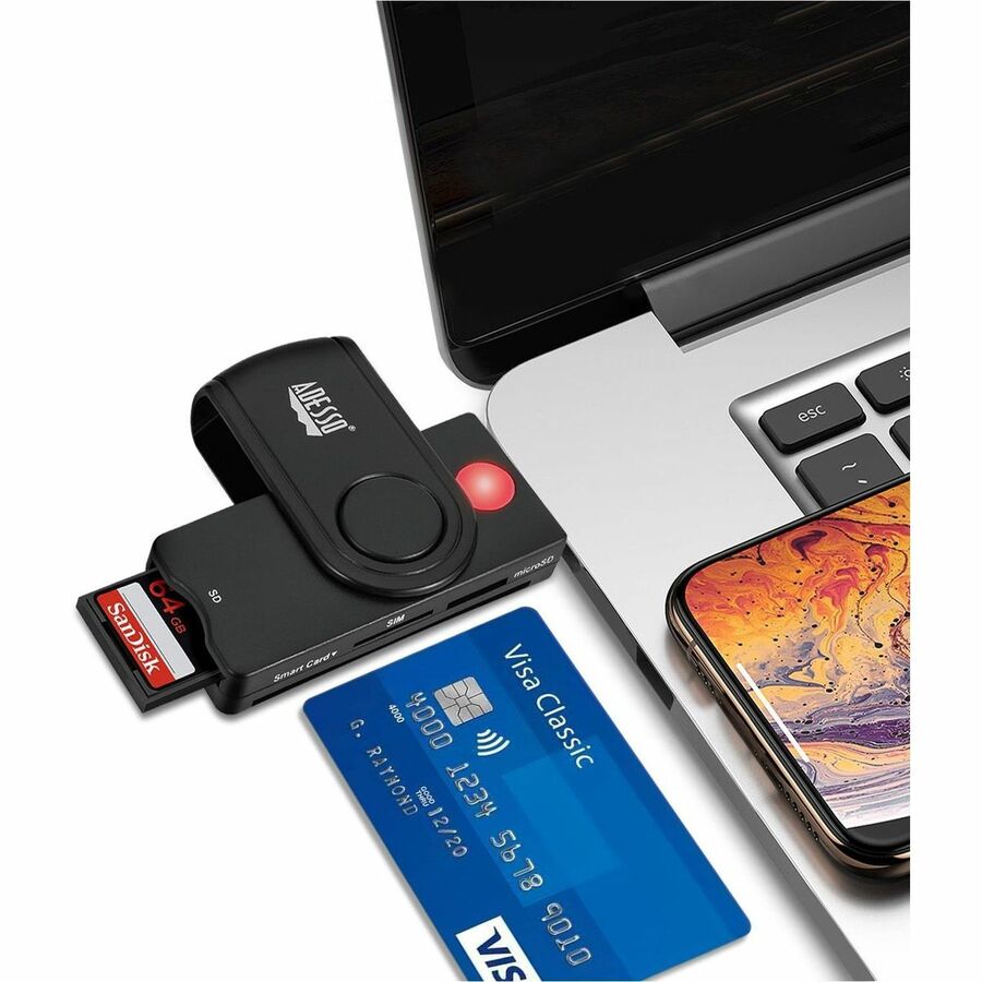 USB 3N1 MINI SMART CARD READER