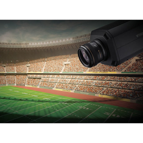 Wisenet TNB-9000 33.2 Megapixel Indoor/Outdoor 8K Network Camera - Color, Monochrome - Box - Black