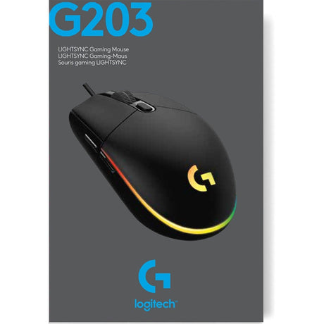 G203 LIGHTSYNC Gmng Mouse Blk