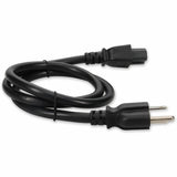 AddOn 8ft NEMA 5-15P Male to C15 Female 14AWG 100-250V at 15A Black Power Cable