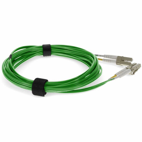 AddOn 3m LC (Male) to LC (Male) Green OM4 Duplex Fiber OFNR (Riser-Rated) Patch Cable