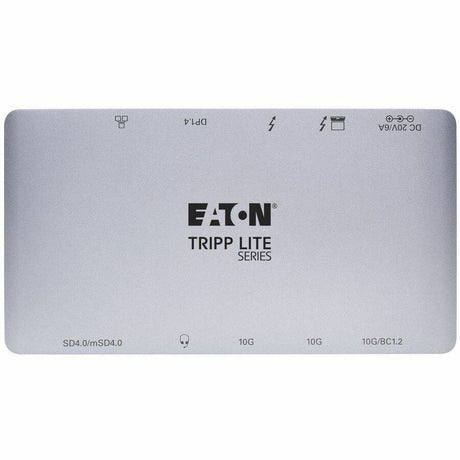 Eaton Tripp Lite Series Thunderbolt 3 Dock w USB-C Compatibility, Dual Display - 8K DisplayPort, USB 3.2 Gen 2 10G, USB-A/C Hub, Memory Card, GbE, 60W Charging