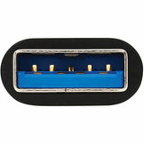 Eaton Tripp Lite Series USB to RJ45 Gigabit Ethernet Network Adapter (M/F) - USB 3.1 Gen 1, 2.5 Gbps Ethernet, Black