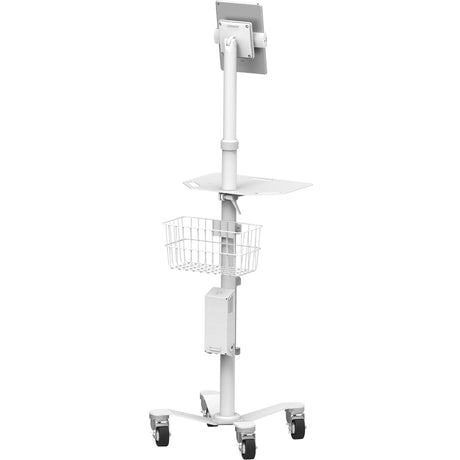 Compulocks Universal Tablet Cling Medical Rolling Kiosk White